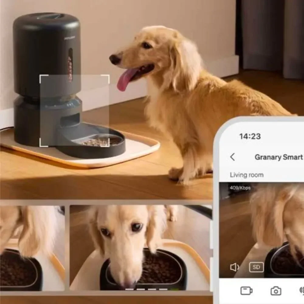 FREE SHIP. Petlibro Granary Smart Camera feeder for cats and small pets